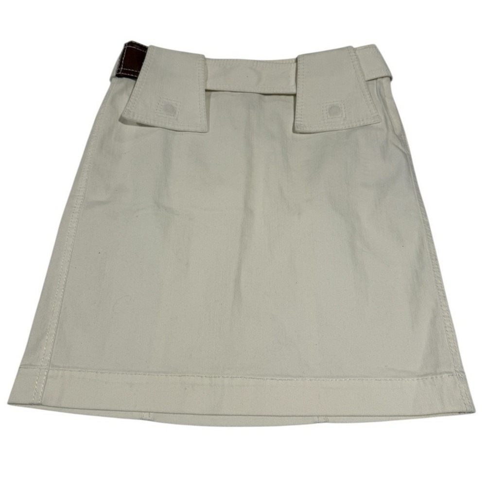 NWT Worth OPTIC WHITE‎ Women's Knee-Length Skirt Size 6 Style W081SK25-06